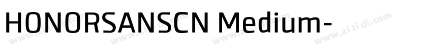 HONORSANSCN Medium字体转换
